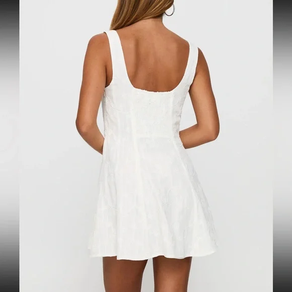 Princess Polly You Can Embroidered Mini Dress - Picture 3 of 6